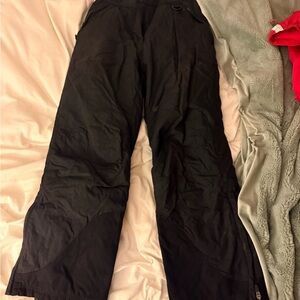 L.L. Bean Black Insulated Ski Pants